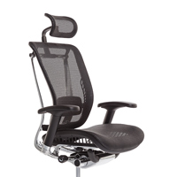 Kancelářská židle Lacerta - Černá